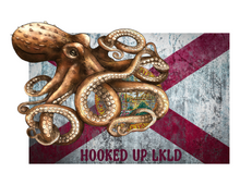 Load image into Gallery viewer, State of Florida Flag w/ Octopus
