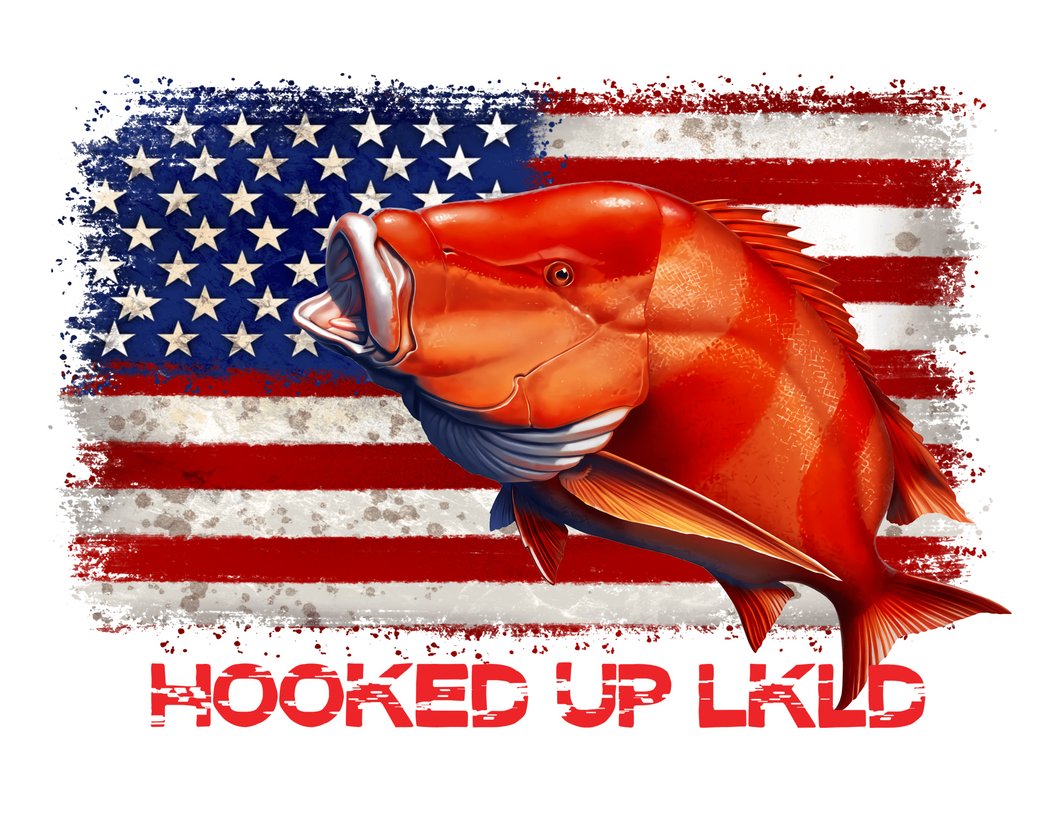 USA Flag Red Snapper