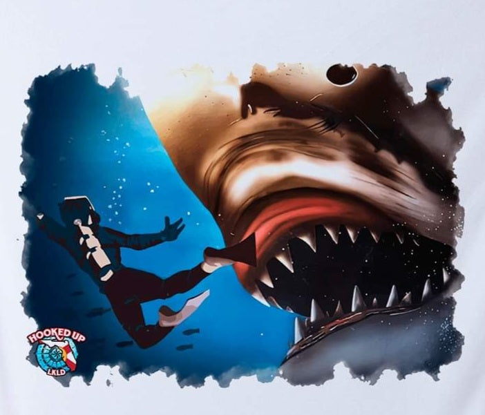 Shark Eating Diver